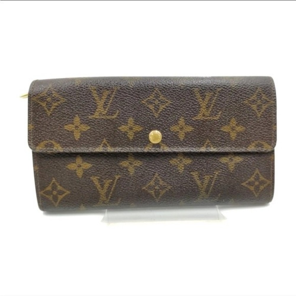 Louis Vuitton LV Long Wallet  Portefeuille Sarah Browns Monogram 789125